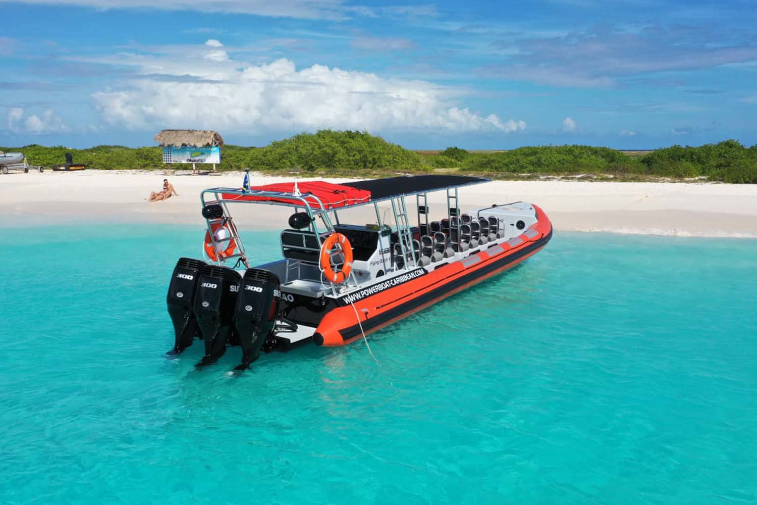 powerboat klein curacao